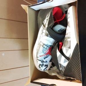 Air Jordan WHY NOT ZERO 1 (101/2) WHITE/BLK/UNIVERSITY RED